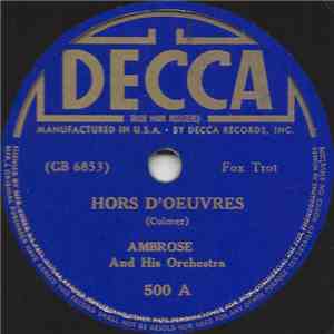 Ambrose And His Orchestra - Hors D'Oeuvres download flac mp3