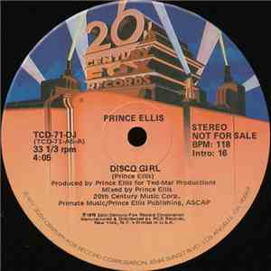 Prince Ellis - Disco Girl download flac mp3