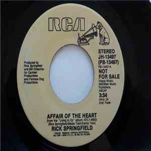 Rick Springfield - Affair Of The Heart download flac mp3