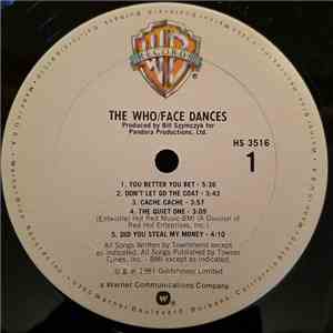 The Who - Face Dances download flac mp3