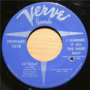Howard Tate - I Learned It All The Hard Way download flac mp3