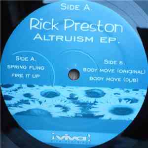 Rick Preston - Altruism EP download flac mp3