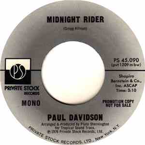 Paul Davidson - Midnight Rider download flac mp3