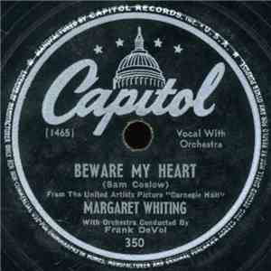 Margaret Whiting With Orchestra Conducted By Frank DeVol - Beware My Heart / What Am I Going To Do About You? download flac mp3