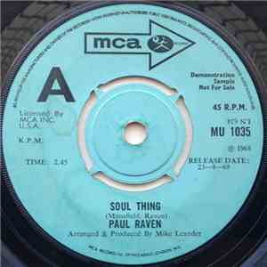 Paul Raven  - Soul Thing / We'll Go Where The World Can't Find Us download flac mp3