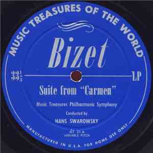 Bizet, Jerome Kern, Music Treasures Philharmonic Symphony, Hans Swarowsky, William Strickland - Suite From Carmen / Show Boat download flac mp3