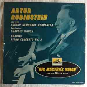 Brahms : Artur Rubinstein - Boston Symphony Orchestra, Charles Munch - Piano Concerto No. 2 download flac mp3