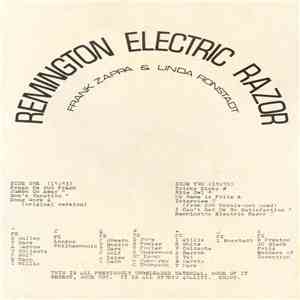 Frank Zappa & Linda Ronstadt - Remington Electric Razor download flac mp3