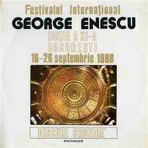 George Enescu - Orchestra simfonică a Filarmonicii „G. Enescu” din București dirijor Mihai Brediceanu - Festivalul Internațional George Enescu Ediția A XI-a București 16-26 Septembrie 1988 download flac mp3