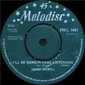 Hank Durell - I'll Be Somewhere Listening / Born To Be Alone download flac mp3