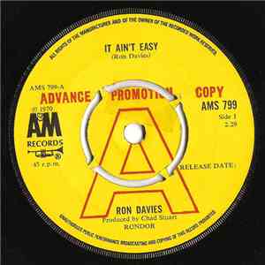 Ron Davies - It Ain't Easy download flac mp3