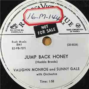 Vaughn Monroe And Sunny Gale - Jump Back Honey / So-So flac mp3 download