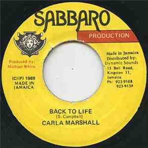 Carla Marshall - Back To Life download flac mp3