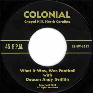 Deacon Andy Griffith - What It Was, Was Football download flac mp3