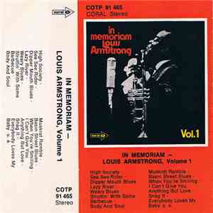Louis Armstrong - In Memorian - Louis Armstrong, Volume 1 download flac mp3