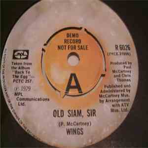 Wings  - Old Siam, Sir download flac mp3
