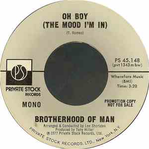 Brotherhood Of Man - Oh Boy (The Mood I'm In) download flac mp3