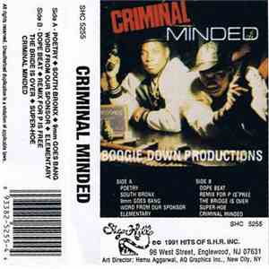 Boogie Down Productions - Criminal Minded download flac mp3