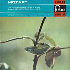 Mozart, Michèle Auclair, Stuttgart Philharmonic Orchestra, Marcel Couraud - Violin Concerto No. 4 In D, K.218 / Violin Concerto No. 5 In A, K.219 download flac mp3