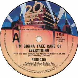 Rubicon  - I'm Gonna Take Care Of Everything / That's The Way Things Are download flac mp3
