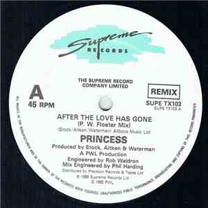 Princess - After The Love Has Gone - Remix download flac mp3