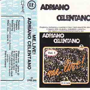 Adriano Celentano - Me, Live ! Vol. 1 download flac mp3