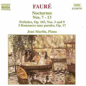 Fauré / Jean Martin - Nocturnes Vol. 2 download flac mp3