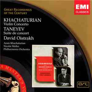 Khachaturian, Taneyev, David Oistrakh - Violin Concerto / Suite De Concert download flac mp3