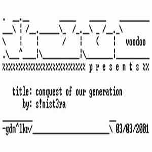 S!nist3ra - Conquest Of Our Generation download flac mp3