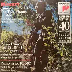 Mozart - Concerto No. 10, For Two Pianos K.365 - Piano Concerto No. 12, K.414 - Piano Trio, K.502 download flac mp3