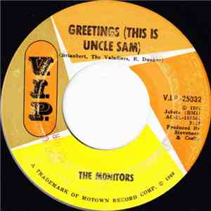 The Monitors - Greetings (This Is Uncle Sam) / Number One In Your Heart download flac mp3