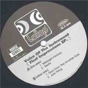 Voice Of The Instrument - First Impressions EP download flac mp3