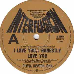 Olivia Newton-John - I Love You, I Honestly Love You download flac mp3