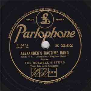 The Boswell Sisters - Alexander's Ragtime Band / Dinah download flac mp3