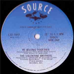 The Valentine Brothers - We Belong Together download flac mp3