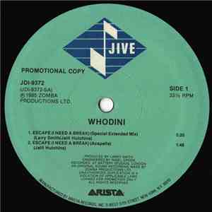Whodini - Escape (I Need A Break) download flac mp3