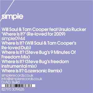 Will Saul & Tam Cooper Feat. Ursula Rucker - Where Is It? (Re-loved For 2009) download flac mp3