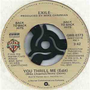 Exile - You Thrill Me / Kiss You All Over flac mp3 download