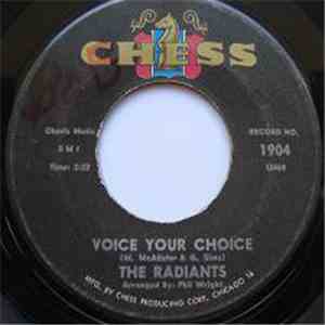 The Radiants - Voice Your Choice / If I Only Had You download flac mp3