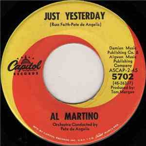 Al Martino - Just Yesterday download flac mp3