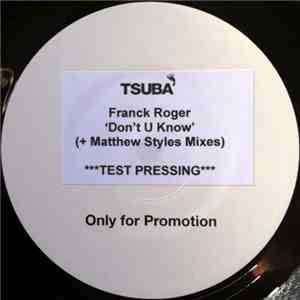 Franck Roger - Don't U Know download flac mp3