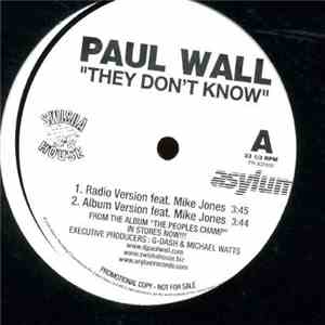 Paul Wall - They Don't Know download flac mp3