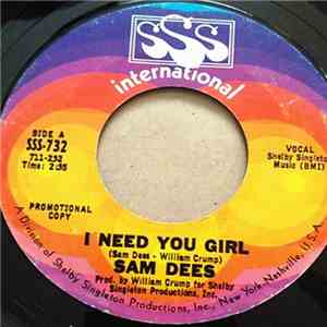 Sam Dees - I Need You Girl download flac mp3