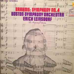 Brahms / Boston Symphony Orchestra, Erich Leinsdorf - Symphony No. 4 In E Minor download flac mp3