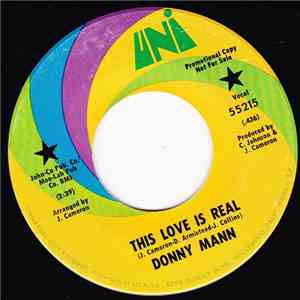 Donny Mann - This Love Is Real / The Girl Next Door download flac mp3