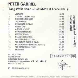 Peter Gabriel - Long Walk Home - Rabbit-Proof Fence (OST) flac mp3 download