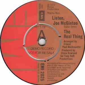 The Real Thing - Listen, Joe McGintoo download flac mp3
