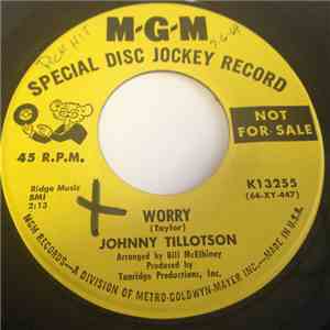 Johnny Tillotson - Worry download flac mp3