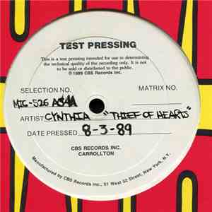 Cynthia - Thief Of Hearts download flac mp3