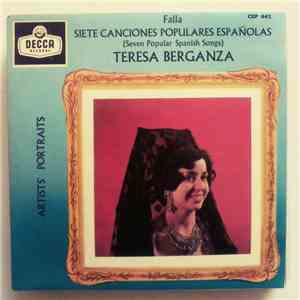 Falla - Teresa Berganza - Siete Canciones Populares Espanolas (Seven Popular Spanish Songs) download flac mp3